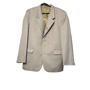 Andre Villard Paris Blazer Sport Coat Gray/Brown Suit Jacket Wool L44